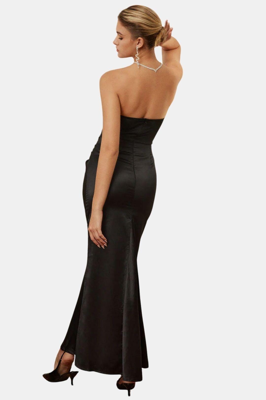 Tanya – Layer Strapless Mermaid Maxi Dress