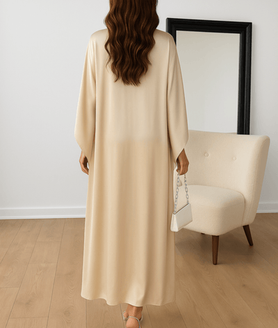 Tayma – Draped Sleeve Maxi Dress