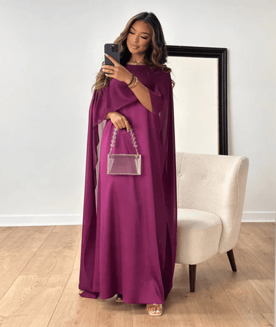 Tayma – Draped Sleeve Maxi Dress