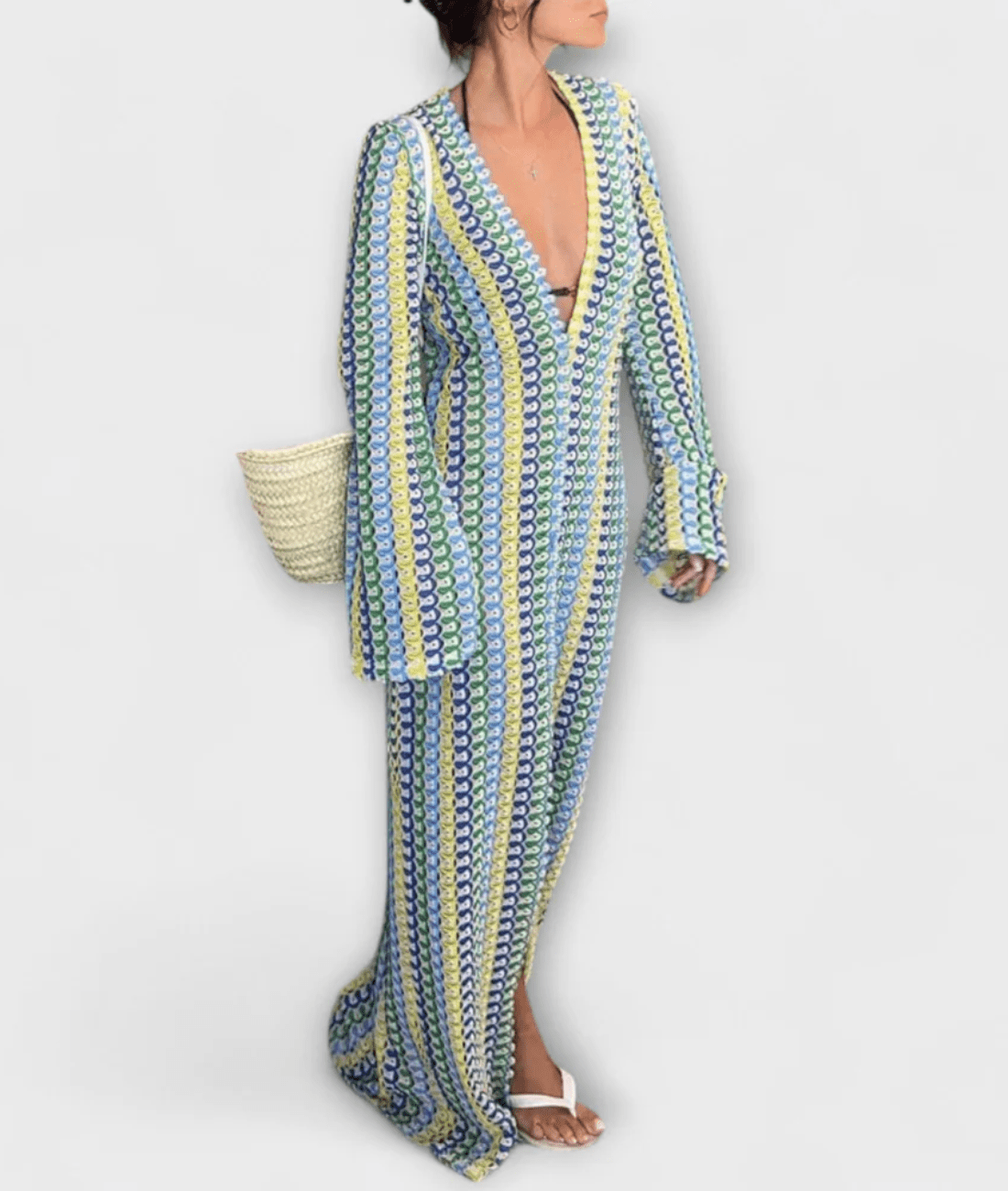 Valetta – V-Neck Maxi Dress