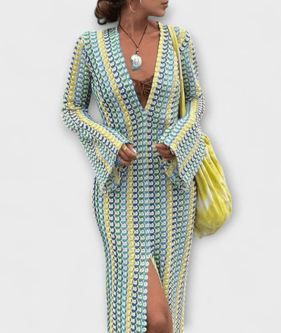 Valetta – V-Neck Maxi Dress