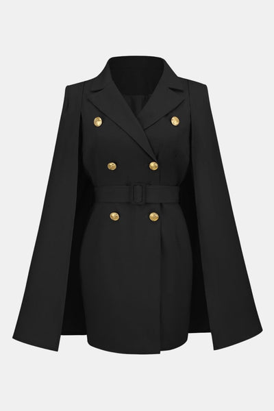 Virella – Blazer Dress with Cape Detail