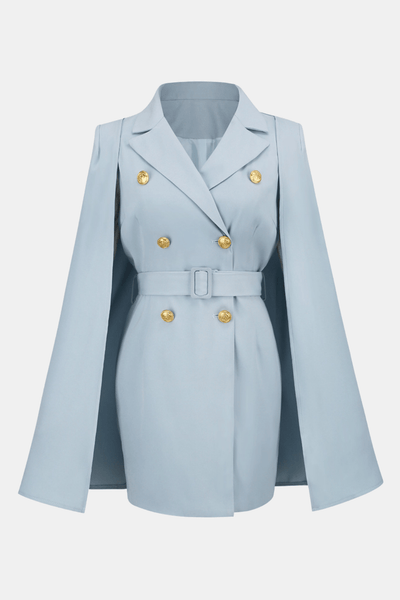 Virella – Blazer Dress with Cape Detail