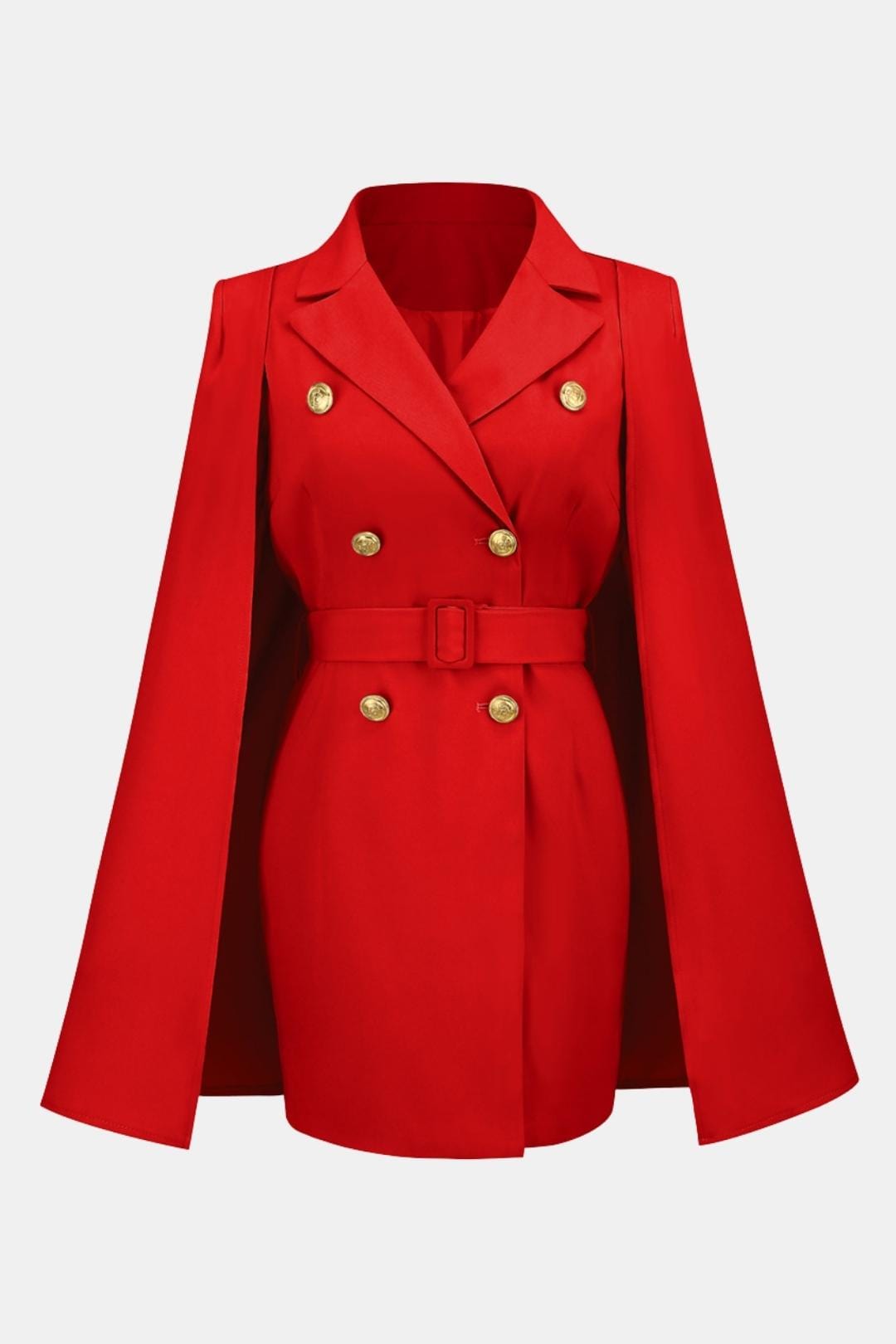 Virella – Blazer Dress with Cape Detail