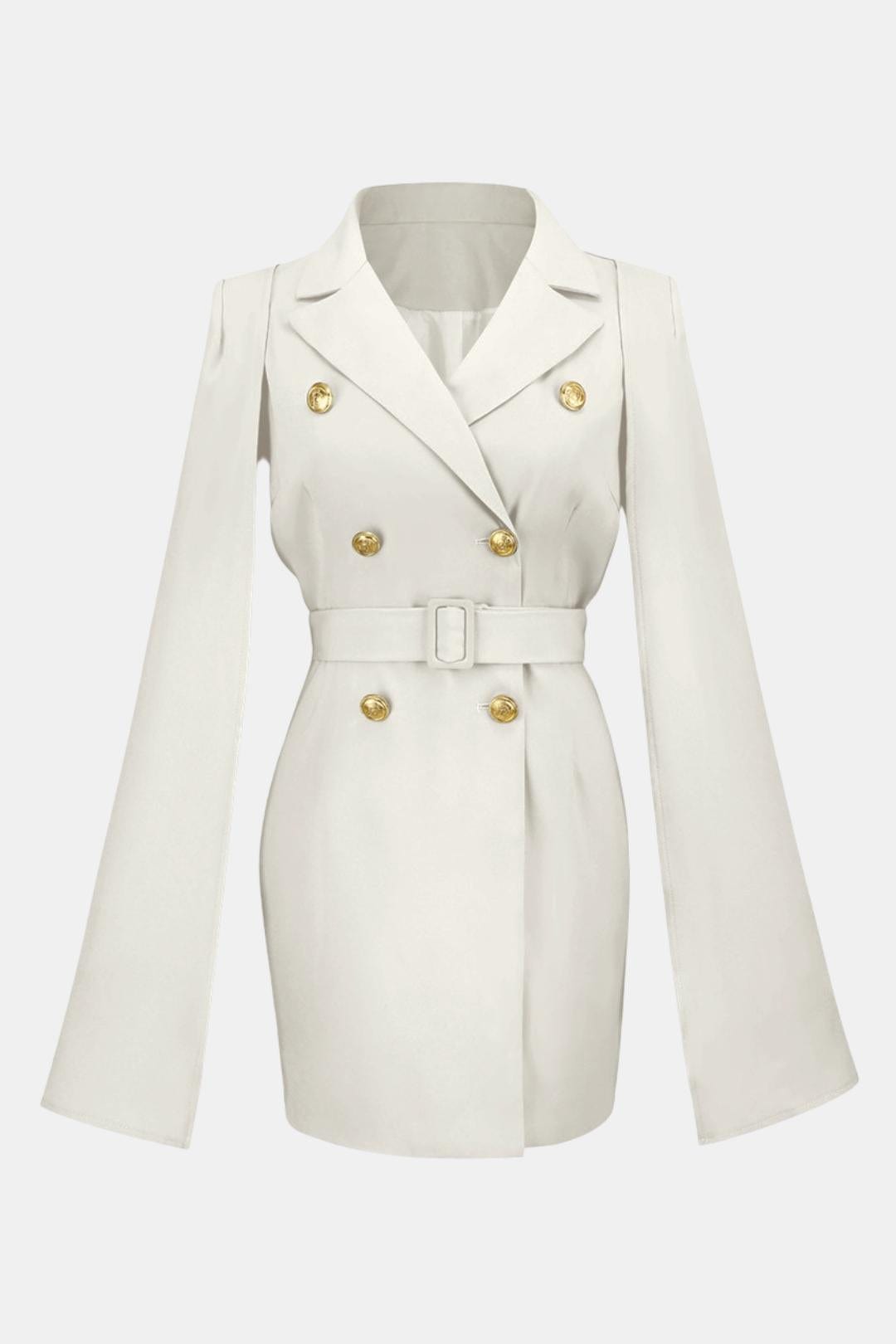 Virella – Blazer Dress with Cape Detail