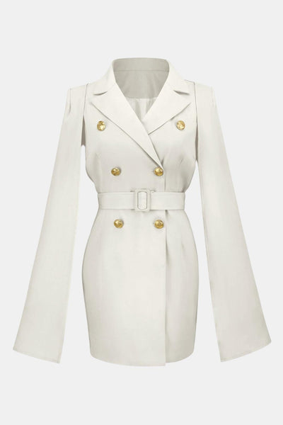 Virella – Blazer Dress with Cape Detail