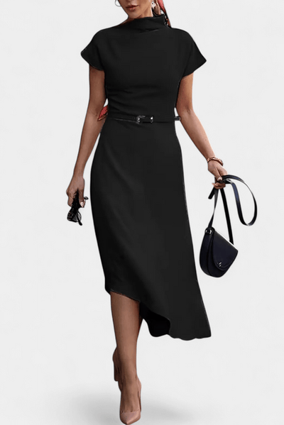 Xanthe – Short Sleeve Midi Dress
