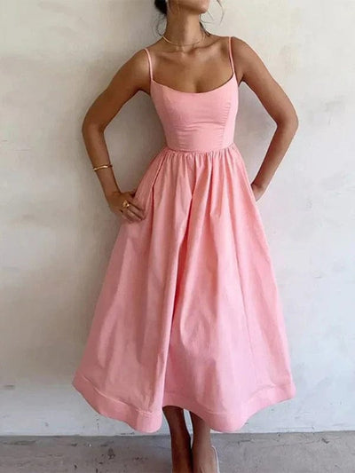 Zaitun – Thin Strap Summer Maxi Dress