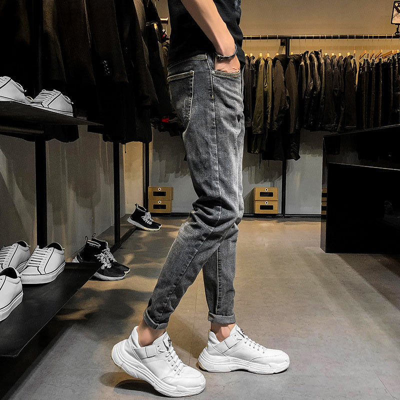 Skinny Fit Jeans | Washed Denim | Sleek and Modern