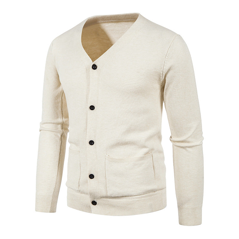 V-Neck Button-Down Cardigan | Slim Fit | Timeless Style