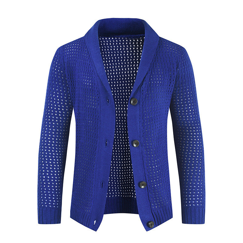 Shawl-Collar Cardigan | Textured Knit | Classic Comfort