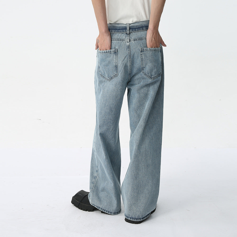 Wide-Leg Denim Jeans | Oversized Fit | Streetwear Essential