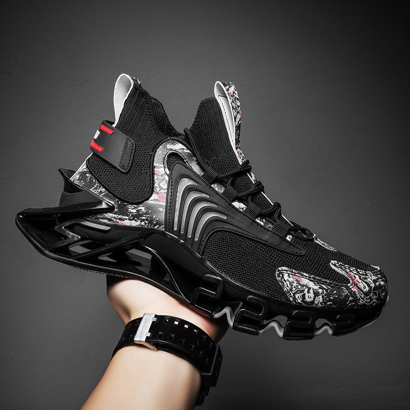 Futuristic Athletic Sneakers | Shock-Absorbing Sole | Bold Design