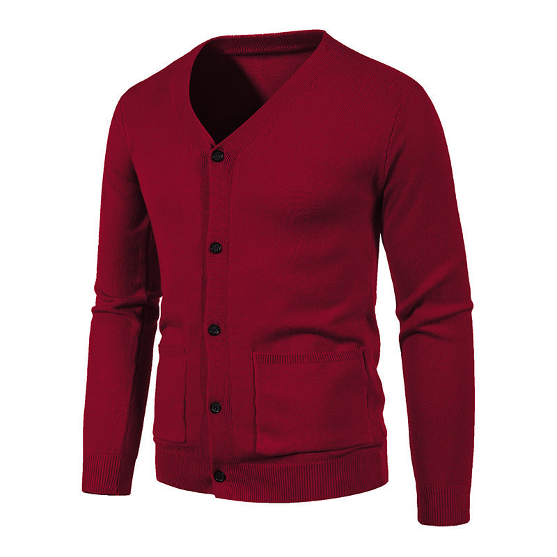 V-Neck Button-Down Cardigan | Slim Fit | Timeless Style