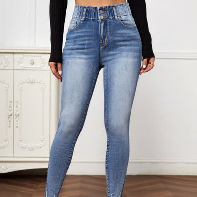 High-Waisted Skinny Jeans | Stretch Denim | Flattering Fit