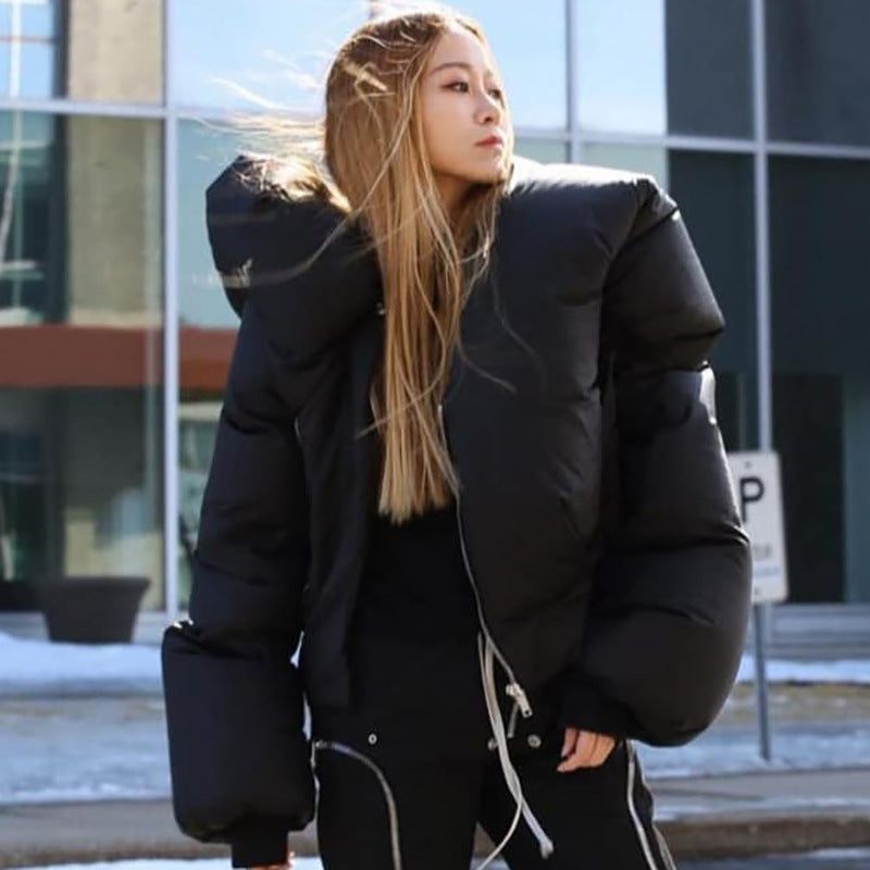 Oversized Puffer Jacket | High Collar | Winter Warmth