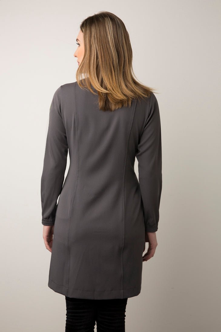 Slim-Fit Zip-Up Long Coat | Modern Design | Everyday Elegance