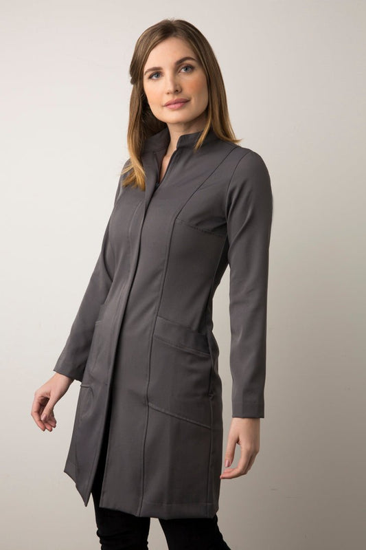 Slim-Fit Zip-Up Long Coat | Modern Design | Everyday Elegance