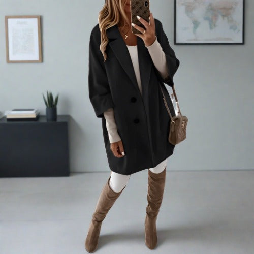 Minimalist Oversized Blazer Coat | Effortless Chic | Tailored Look | Versatile Style